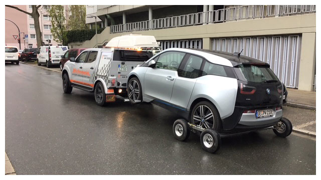 Abschleppdienst Wischnewski schleppt defekten PKW sicher und fachgerecht ab.